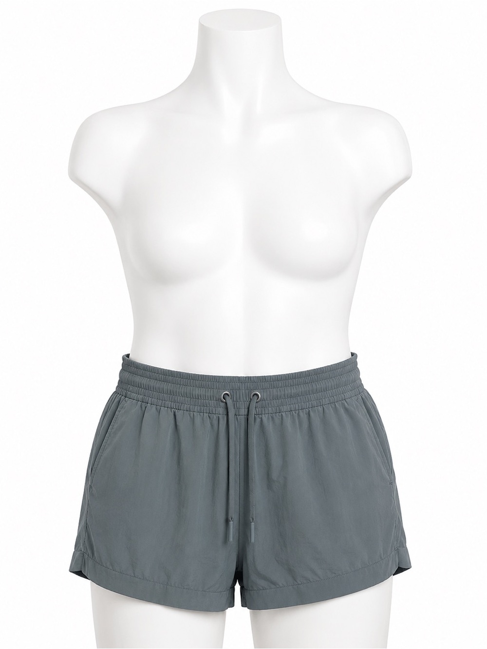 Lululemon Spring Break Away Short 3" Grey Green Juniper Size 6